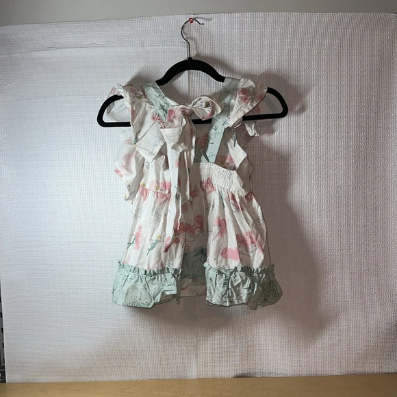 HANDMADE Peter Pan Pinafore Top Size 5/6 - Picture 3 of 3